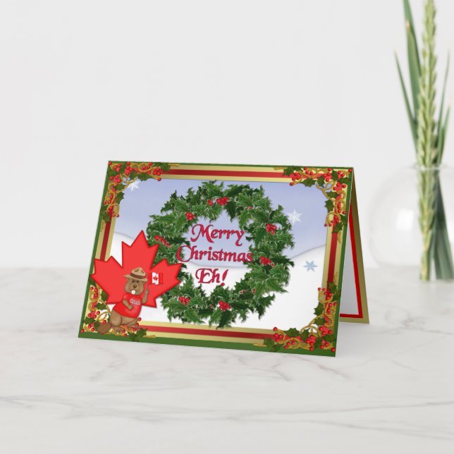Canadian Christmas Holiday Card (Front)