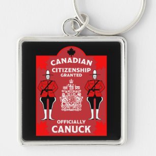 Canadian Citizenship Celebration Gift Keychain