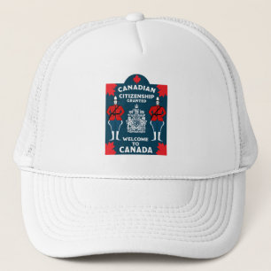 Canadian Citizenship Celebration Gift Trucker Hat