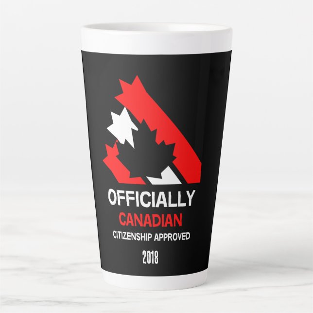 Canadian Citizenship Celebration Latte Mug (Front)