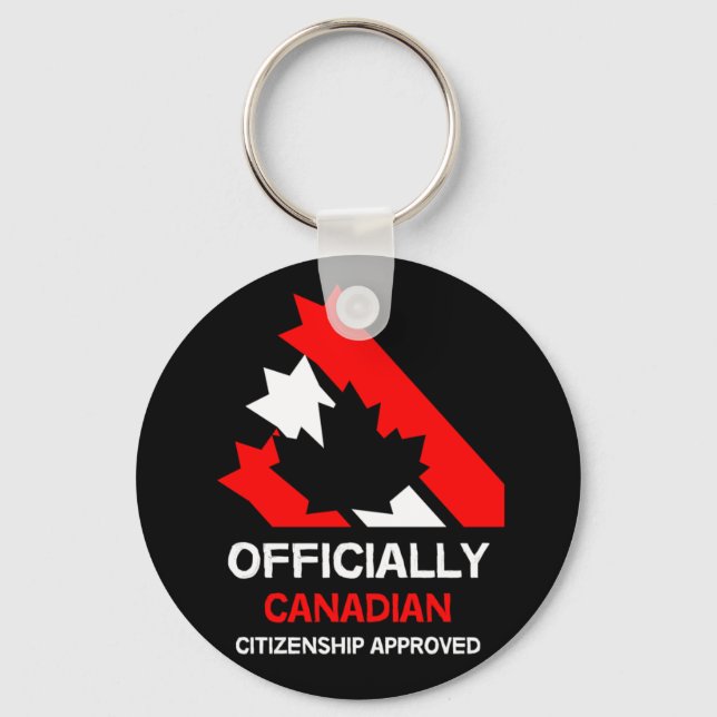 Canadian Citizenship | Gift | Celebration Mug Larg Keychain (Front)