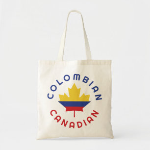 Canadian Colombian Roots Tote Bag