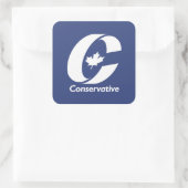 Canadian Conservative Party Square Sticker (Bag)