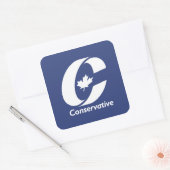 Canadian Conservative Party Square Sticker (Envelope)