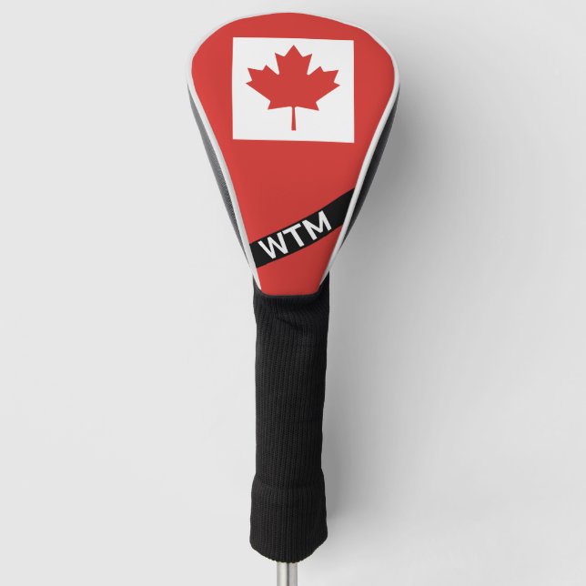 Canadian Custom Golf Head Cover (Front)