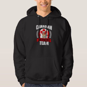 Canadian Drinking Team Canada Flag Beer Party Hoodie