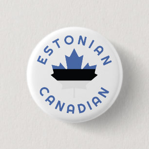 Canadian Egyptian Roots  1 Inch Round Button