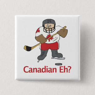 Canadian Eh? 2 Inch Square Button