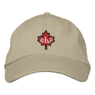 Canadian Eh? Embroidery Maple Leaf Embroidered Hat