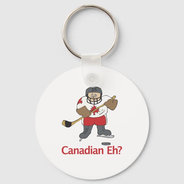 Canadian Eh? Keychain (Front)