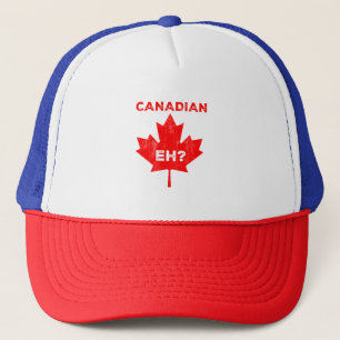 Canadian Eh? Maple Leaf Trucker Hat