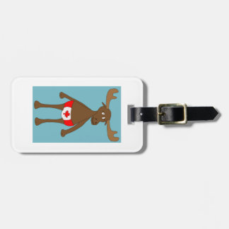 Canadian, Eh? Moose Luggage Tag
