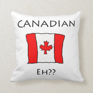 Canadian, Eh? Throw Pillow
