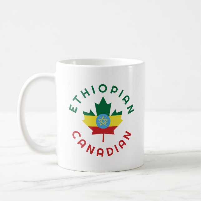 Canadian Ethiopian Roots  Coffee Mug (Left)