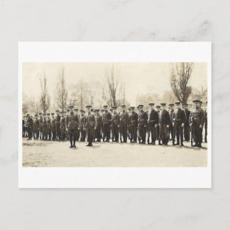 Canadian Expeditionary Force (CEF) Recruits WW1 Postcard