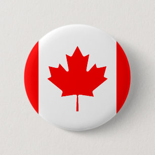 Canadian Flag 2 Inch Round Button
