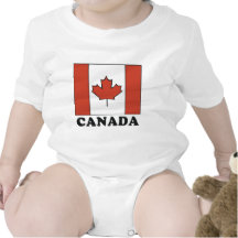 Canadian Flag Baby T Shirt