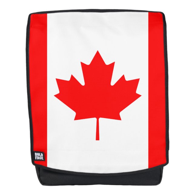 Canadian flag backpack (Front)