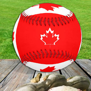 Canadian Flag baseballs, Canada / Baseball Balls