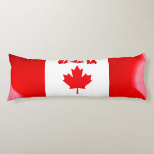 Canadian flag body pillow