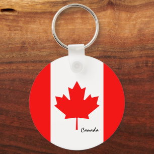 Canadian Flag & Canada holiday, patriots /sports Keychain