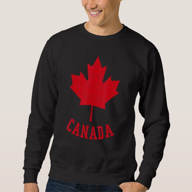 Canadian Flag  Canada Independece Maple Leaf Men W Sweatshirt (Front)