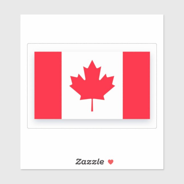 Canadian flag. CANADA. Size Medium. (Sheet)
