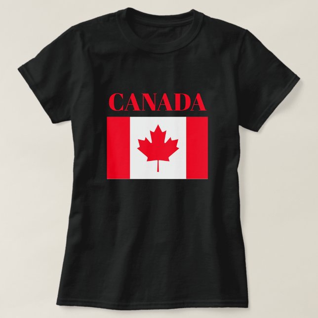 Canadian flag. CANADA. T-Shirt (Creator Uploaded)