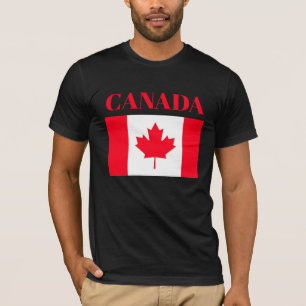 Canadian flag. CANADA. T-Shirt