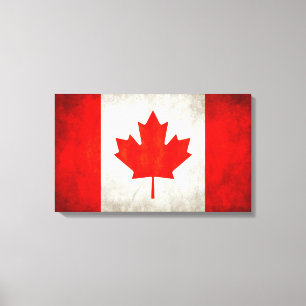 Canadian Flag Canvas Print