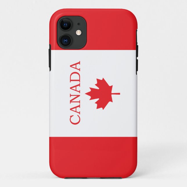 Canadian Flag Case-Mate iPhone Case (Back)
