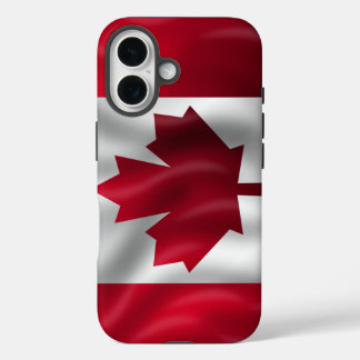Canadian Flag iPhone 16 Case