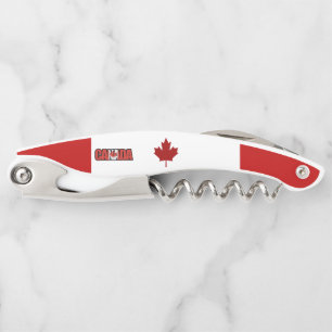 Canadian flag corkscrew