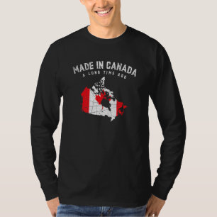 Canadian Flag Country Maple Leaf Map Canada T-Shirt