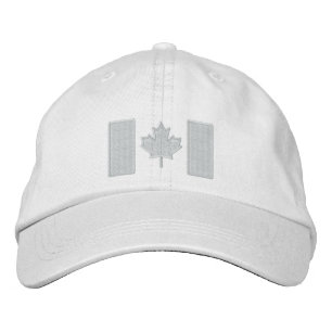 Canadian Flag Embroidery Embroidered Hat