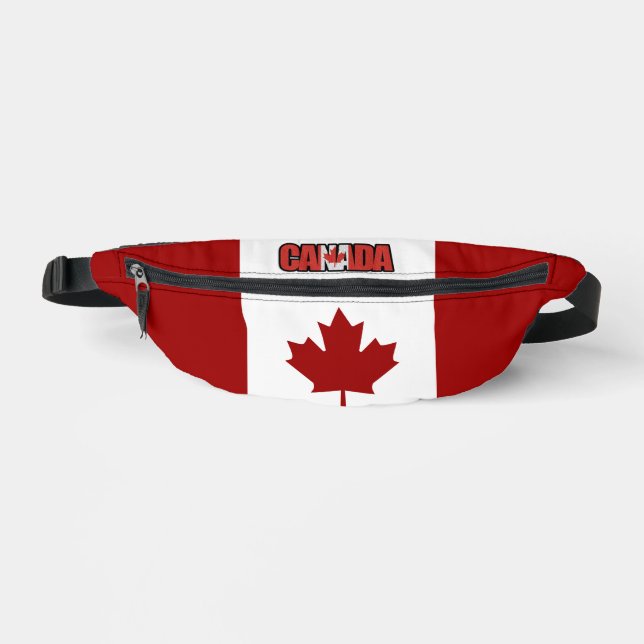 Canadian flag fanny pack (Front)