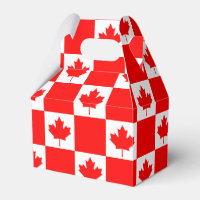 Canadian flag Favour Box for Canada Day party
