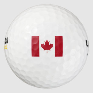 Canadian Flag Golf Balls