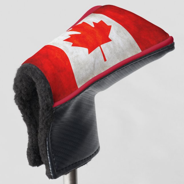 Canadian Flag Golf Head Cover (3/4 Front)