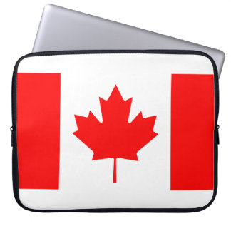 Canadian Flag image for Neoprene Laptop Sleeve