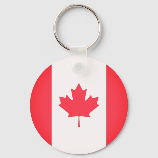 Canadian Flag Keychain (Front)