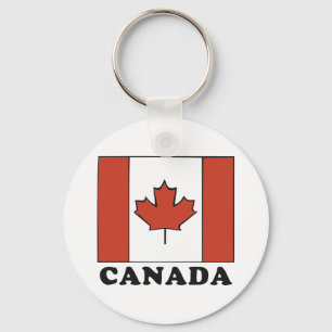 Canadian Flag Keychain