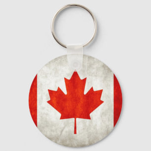 Canadian Flag Keychain