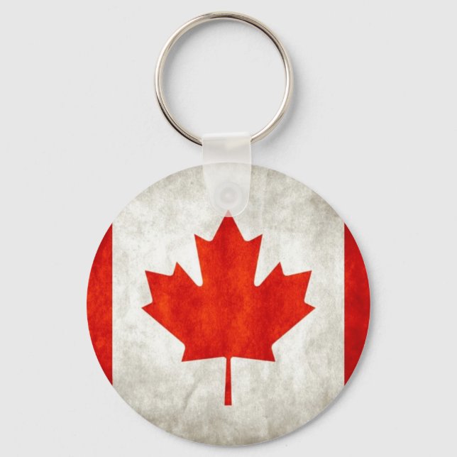 Canadian Flag Keychain (Front)