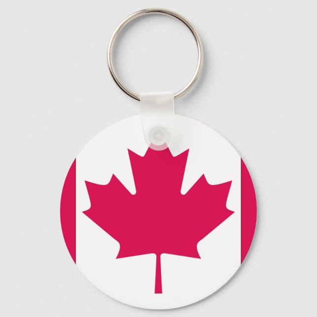 Canadian Flag Keychain (Front)