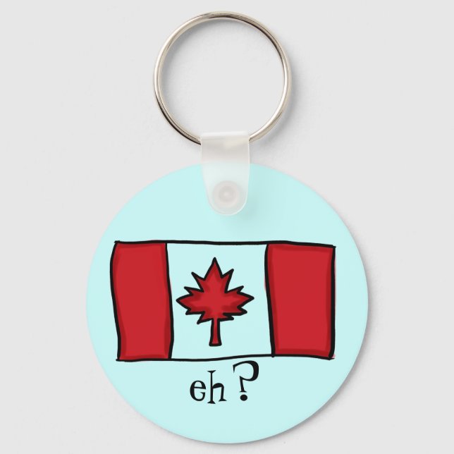 Canadian flag keychain (Front)