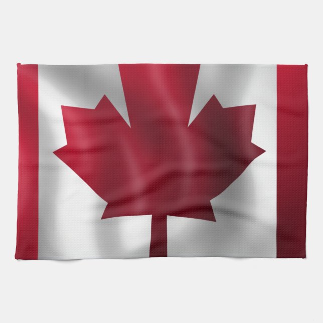Canadian Flag Kitchen Towel (Horizontal)