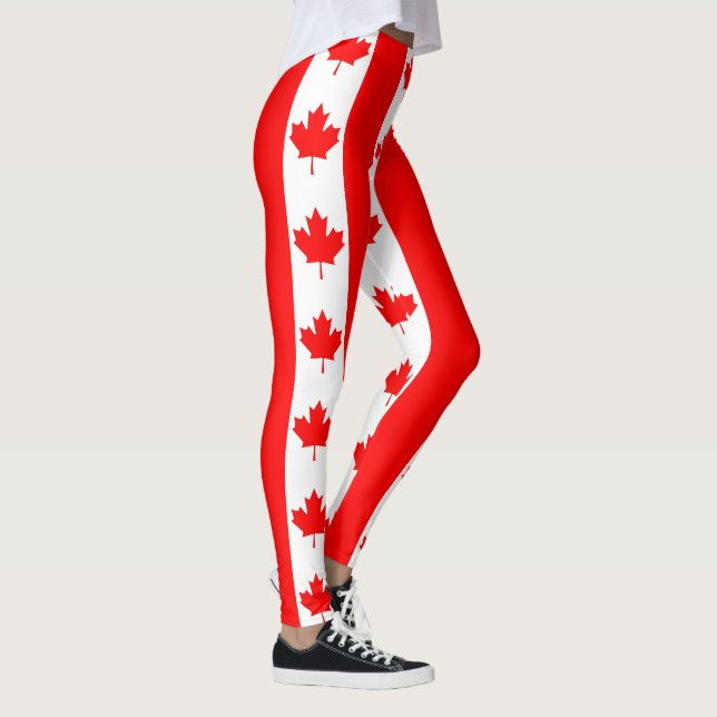Canadian-Flag Leggings (Right)