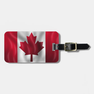 Canadian Flag Luggage Tag