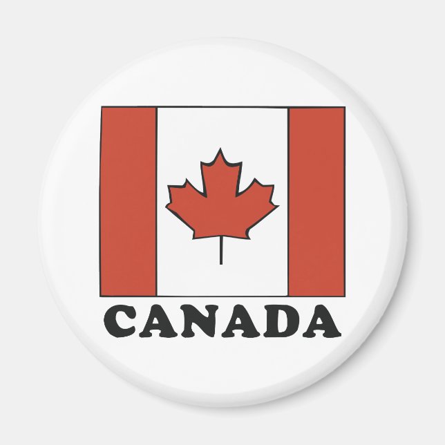 Canadian Flag Magnet (Front)